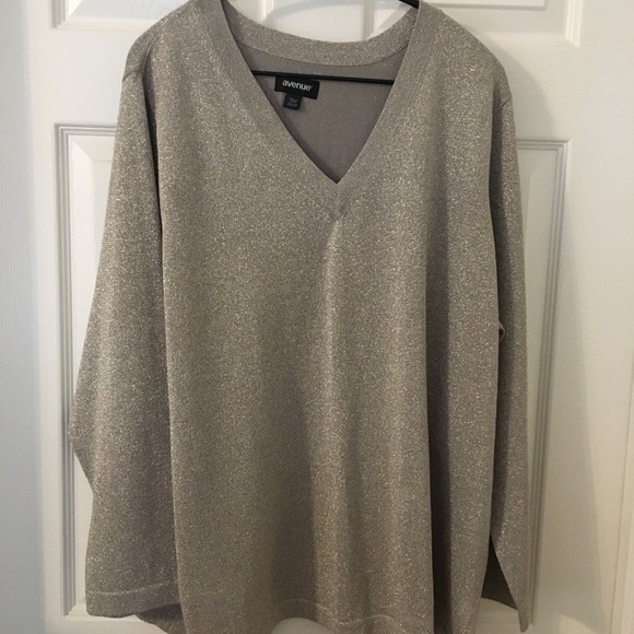 Woman’s Avenue glitter sweater top, - Picture 1 of 4
